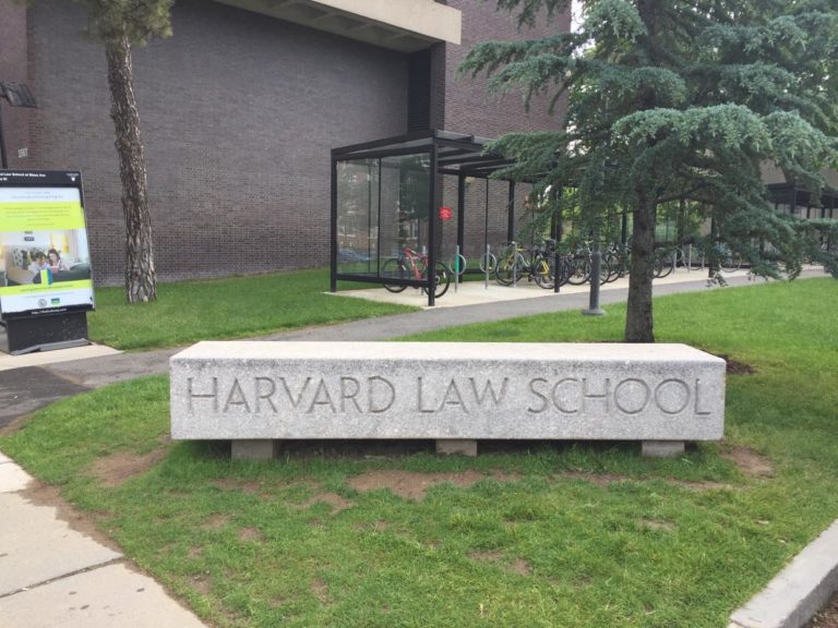 Front of Harvard Law School