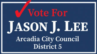 Vote For Jason J. Lee with red check mark